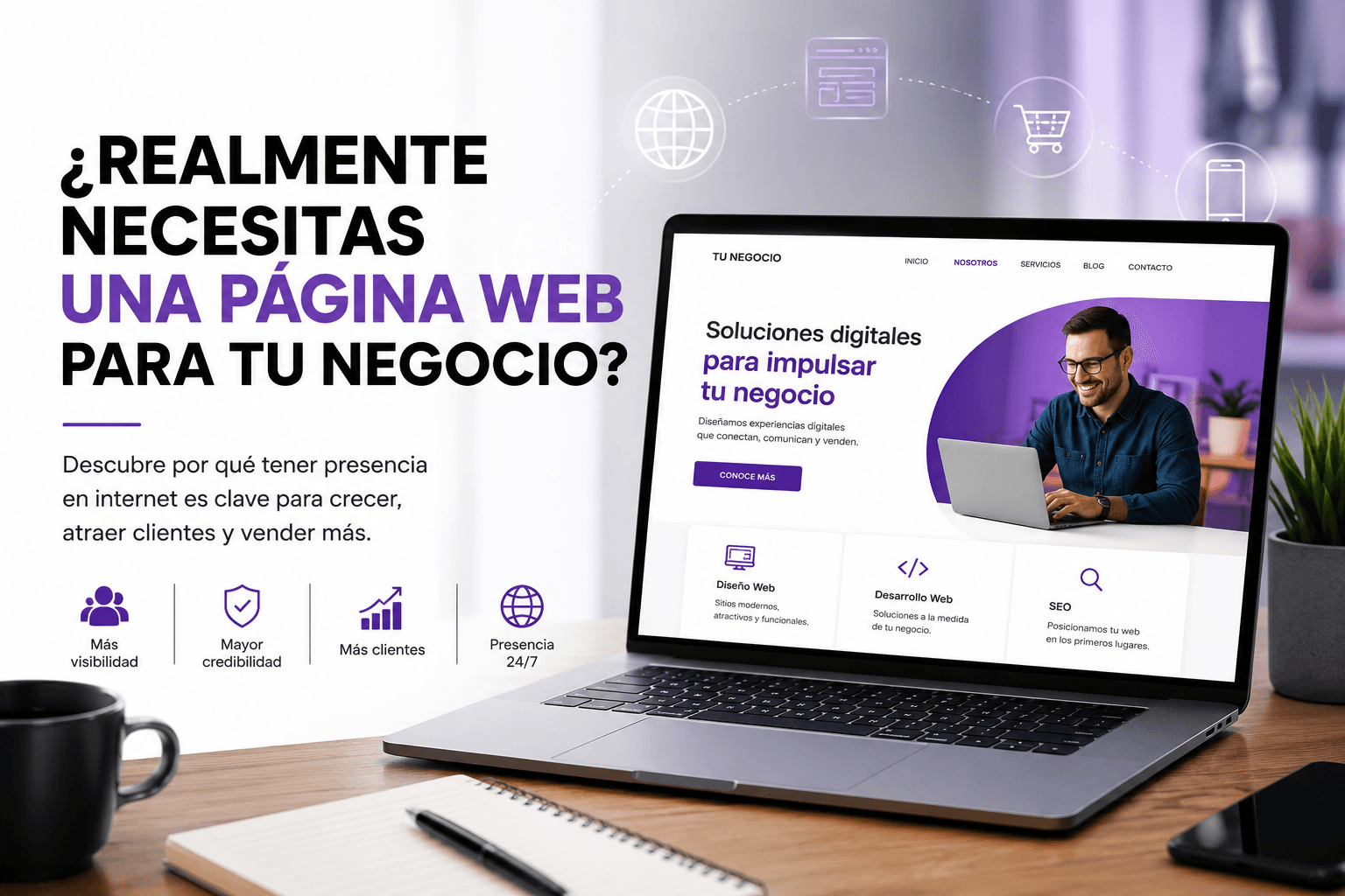 ¿Realmente necesitas una página web para tu negocio